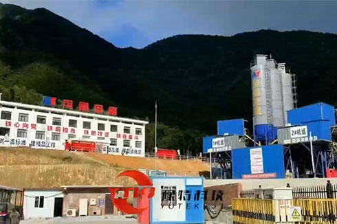 豫特科技助力安能集團(tuán)水電站重點(diǎn)項(xiàng)目，機(jī)制砂生產(chǎn)線。